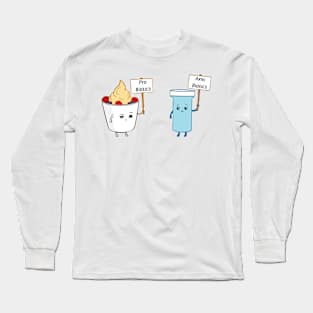 Probiotics vs Antibiotics Long Sleeve T-Shirt